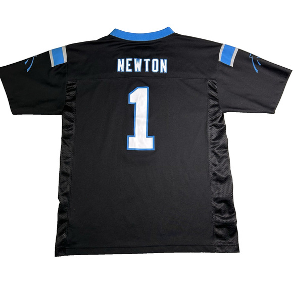 NFL Cam Newton #1 Carolina Panthers Jersey Youth XL 18/20 Football Sports Event - Picture 2 of 9